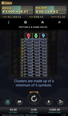 Low Value Symbols Paytable