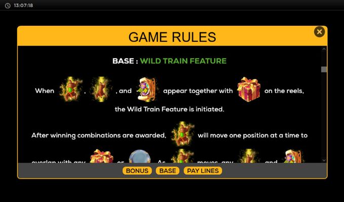 Wild Train Feature