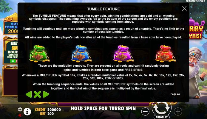 Tumble Feature