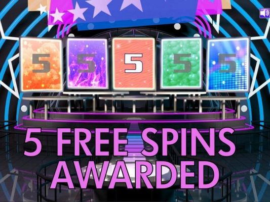 5 Free Spins awarded.