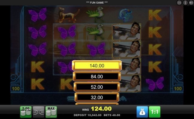 Ladder Gamble Feature Game Board