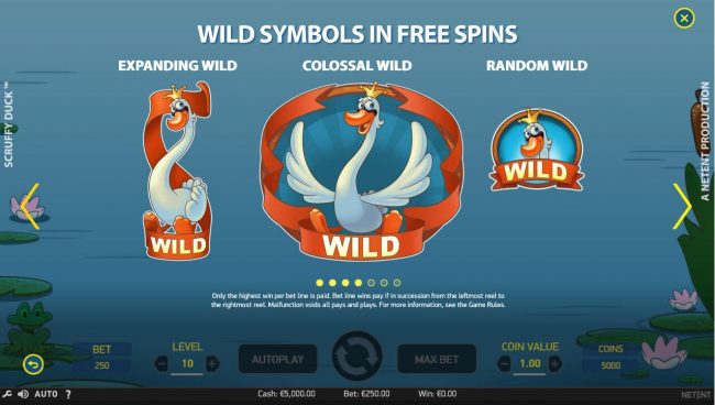 Wild Symbols in Free Spins - Expanded Wild, Colossal Wild and Wild