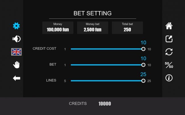 Betting Settings