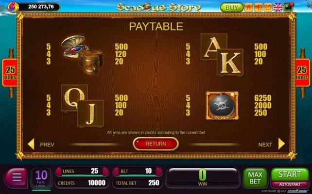 Low value game symbols paytable