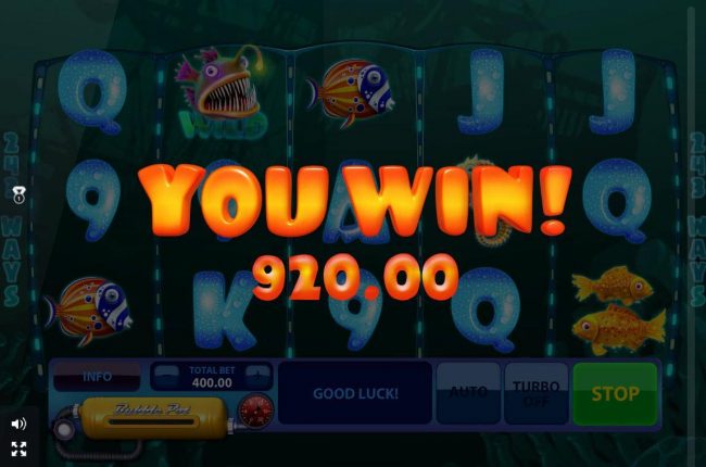 A 920.00 Big Win!