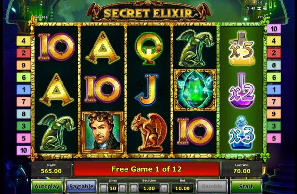 Free Spins Game Board