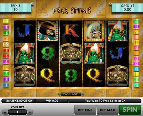 Free Spins Game Board