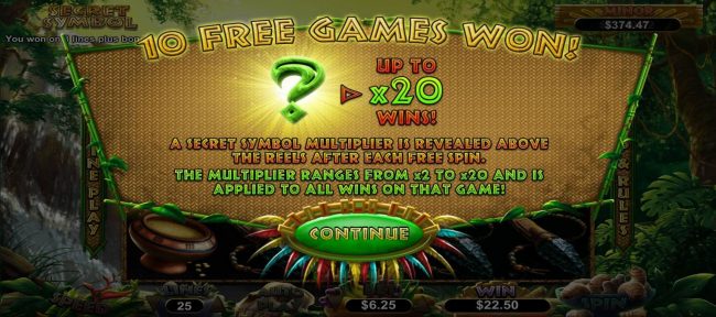 10 free games won! Up to x20 times wins!