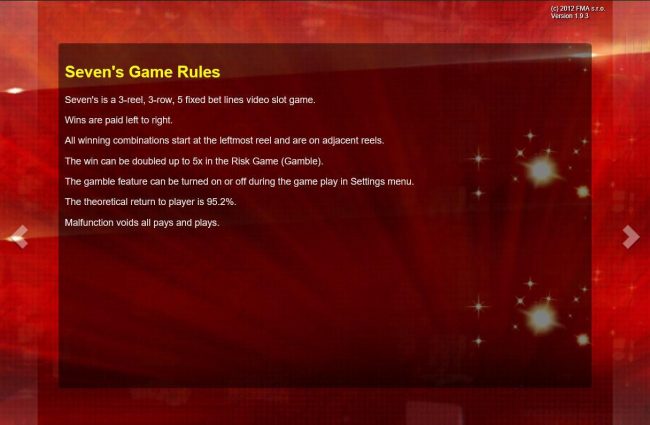 General Game Rules