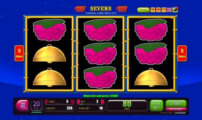 Winning payline