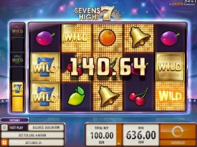 Another successive win triggers the wild meter to move up and a nice jackpot is added to your total.