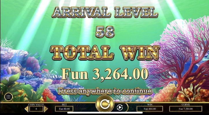 Total Free Games Payout