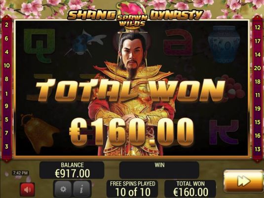 Total Free Spins Payout