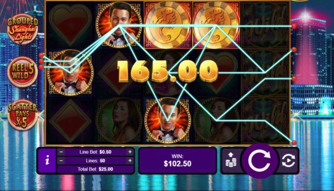Multiple winning paylines triggers a big win