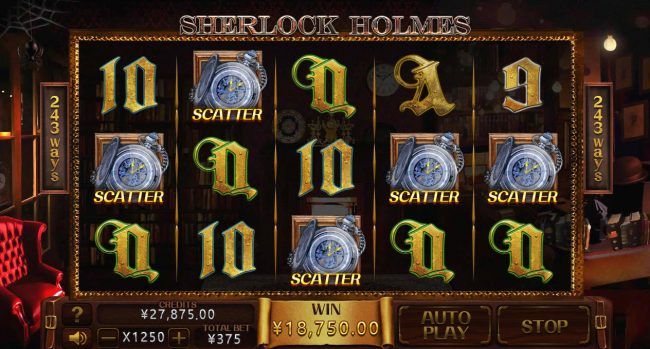 Scatter win triggers the free spins feature