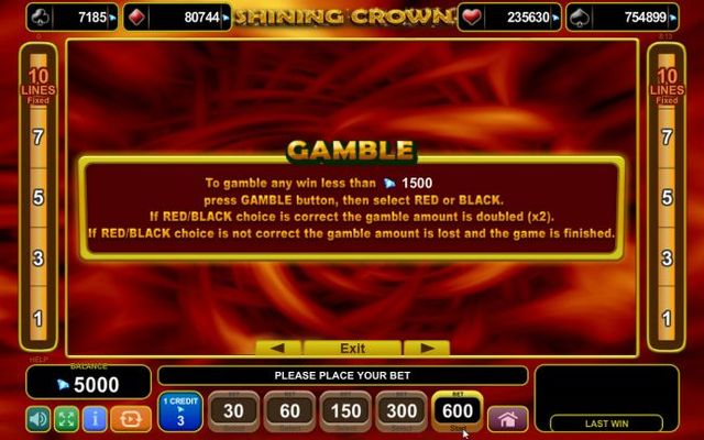 Gamble Feature Rules