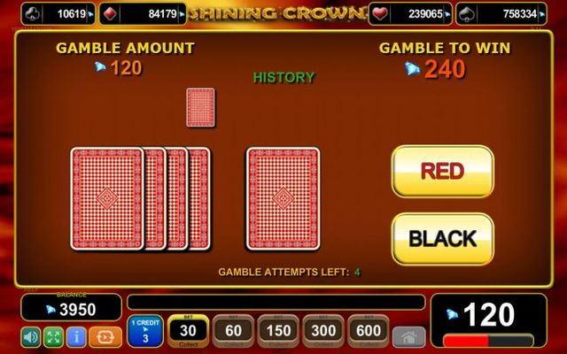 Red or Black Gamble feature