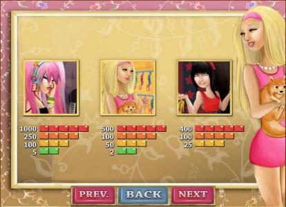 slot game high value symbols paytable