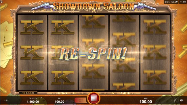 Re-Spin Feature Triggered