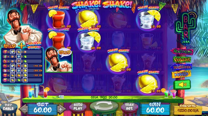 Shake! Shake! :: Multiple winning combinations