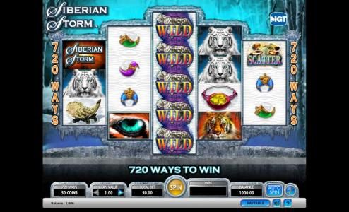 Siberian Storm on line slot game