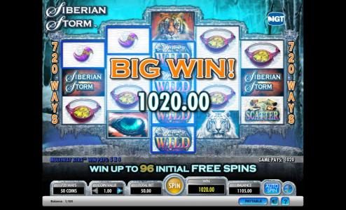 Siberian Storm Big Win Jackpot