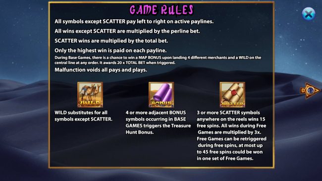 Wild and Scatter Symbol Rules