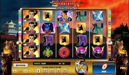 bonus, wild, feature and slot game symbols paytable