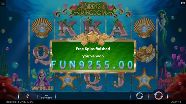 Total Free Spins Payout