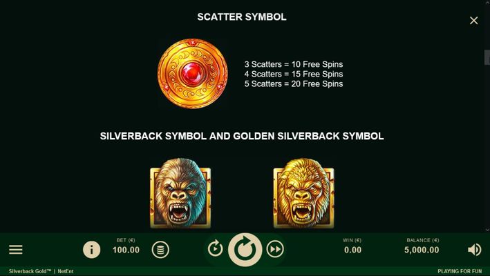 Silverback Gold :: Scatter Symbol