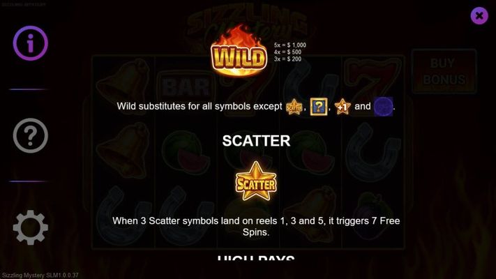 Wild and Scatter Rules