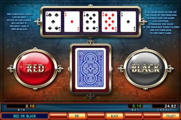 Red or Black Gamble feature