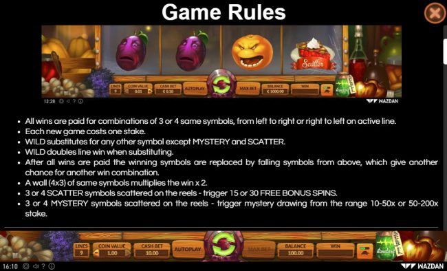 General Game Rules