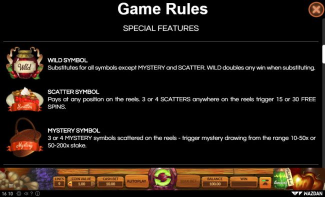 Wild and Scatter Symbol Rules