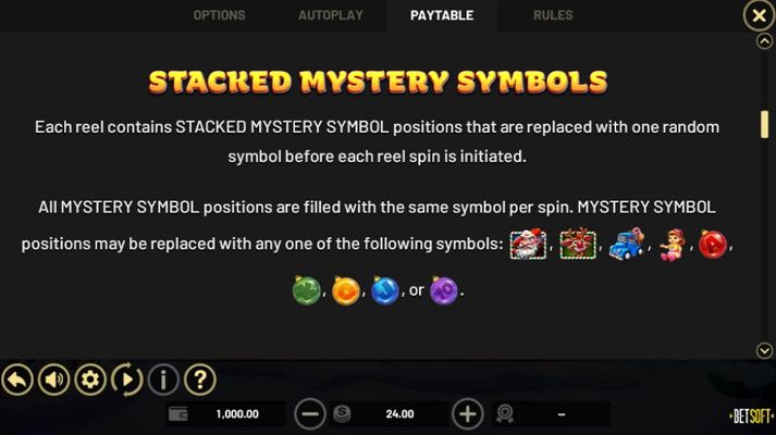 Stacked Mystery Symbols