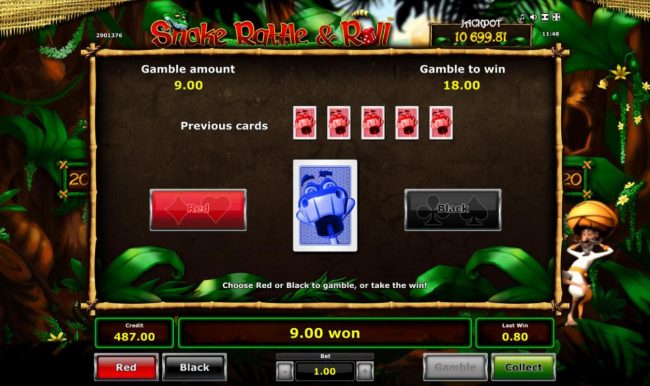 Gamble Feature Game Board