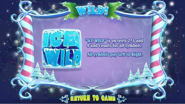 Ise Wild is on reels 2, 3 and 4 and counts for all symbols, All symbols pay left to right.