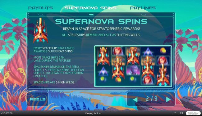 Supernova Spins Rules