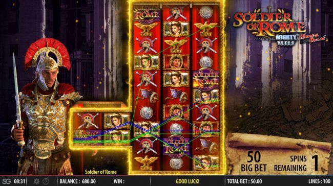 Scatter win triggers the free spins feature