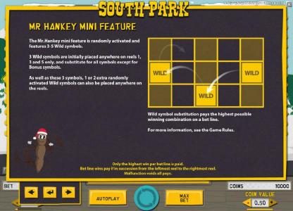 mr hankey mini feature game rules