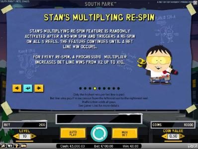 Stans Multiplying Re-Spin Feature Rules
