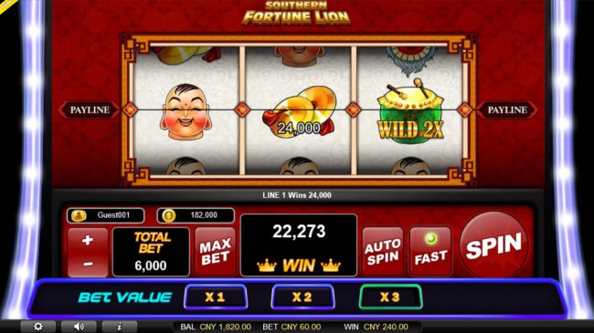 Wild Multiplier triggers a win