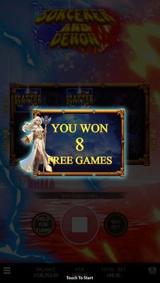 8 free games awarded