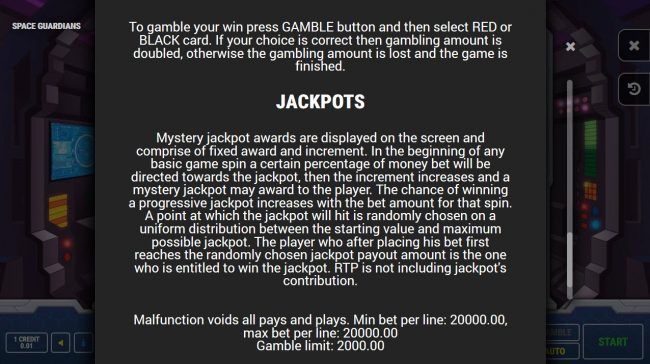 Jackpot Rules