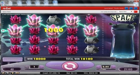 Massive slot win