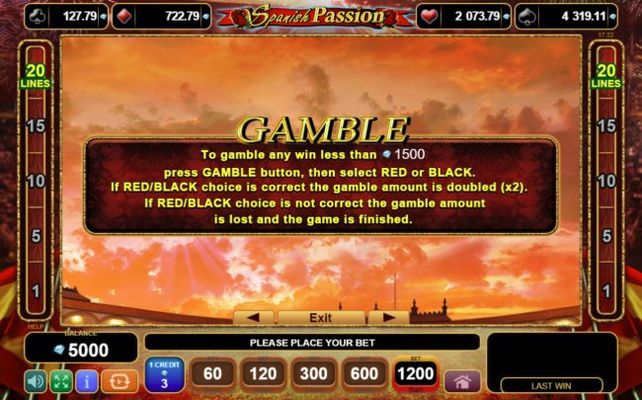 Gamble Feature Rules