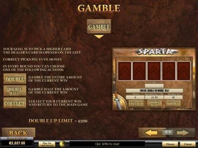 Gamble Feature Games Rules and How to Play.