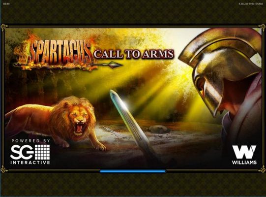 Splash screen - game loading - Ancient Roman Empire Theme