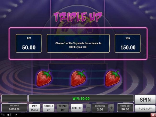 Triple Up Gamble Feature