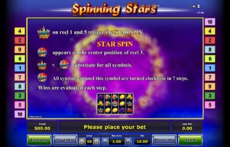 star spin rules
